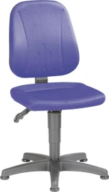 Bimos Unitec 1 Arbeitsdrehstuhl mit Gleiter, Stoff, blau