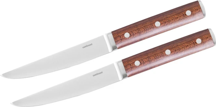 Sambonet Sirloin Ahornholz Steakmesser, 2 Stück