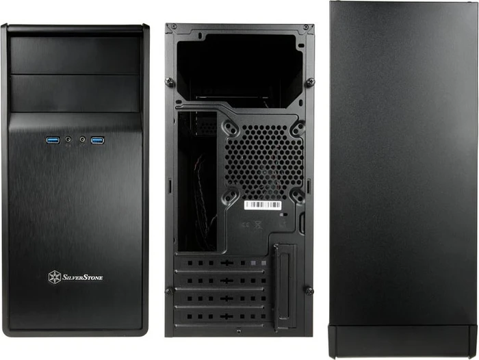 SilverStone Precision PS09 schwarz, schallgedämmt