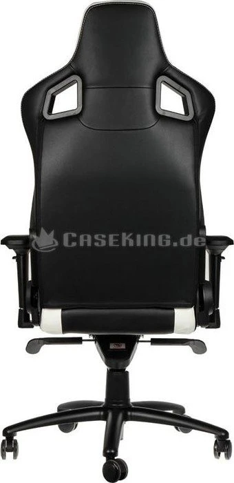 noblechairs Epic Echtleder Gamingstuhl, schwarz/weiß/rot