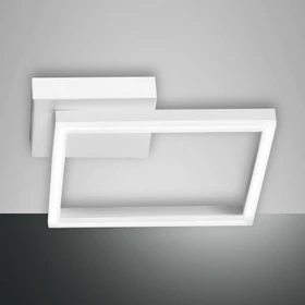Fabas Luce Bard 27cm 1-flammig weiß