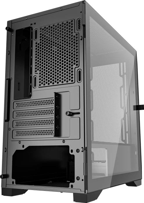 Gembird Fornax MK200 Black, Glasfenster