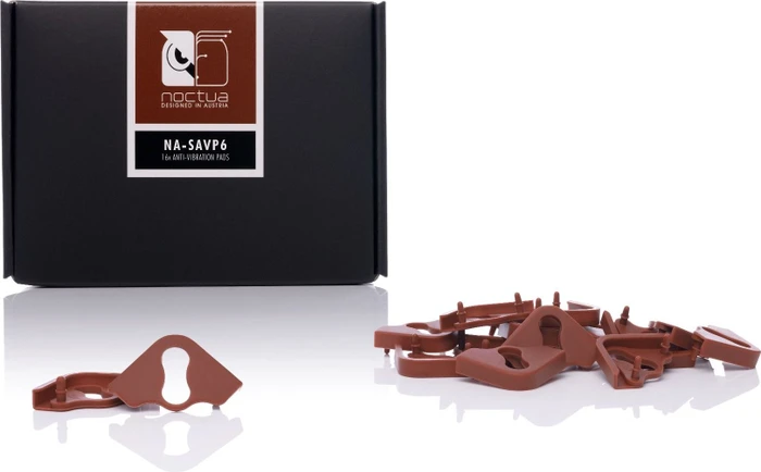 Noctua NA-SAVP6 Anti-Vibrations-Pads für NF-A20, braun, 16er-Pack