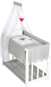 roba Adam & Eule 4in1 Beistellbett weiß