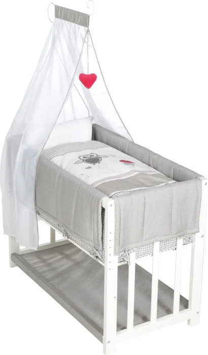 roba Adam & Eule 4in1 Beistellbett weiß