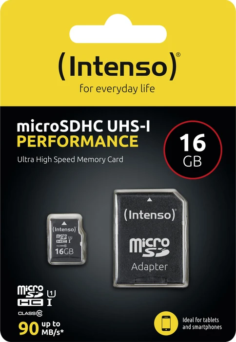 Intenso Performance R90 16GB Kit, UHS-I U1, Class 10