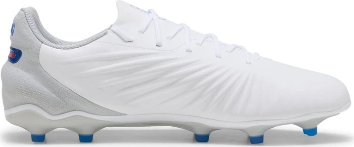 Puma King Match FG/AG puma white/bluemazing/flat light gray