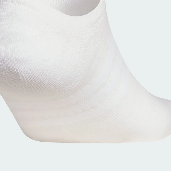 adidas Performance No-Show Socken white/light grey heather/black, 3 Paare (JZ2969) – Bild 3 von 4
