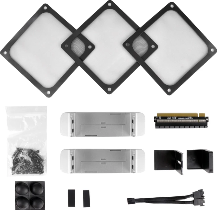 SilverStone Fortress FTZ01-E, silber, Mini-ITX