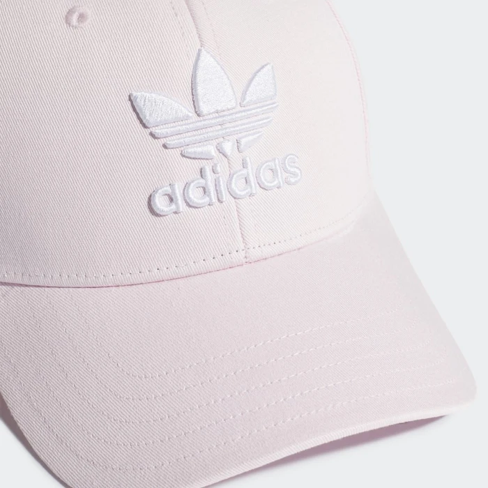 adidas Trefoil Baseball Kappe clear pink