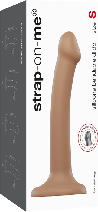 Strap-On-Me Bendable Dildo S hautfarbe/mittel
