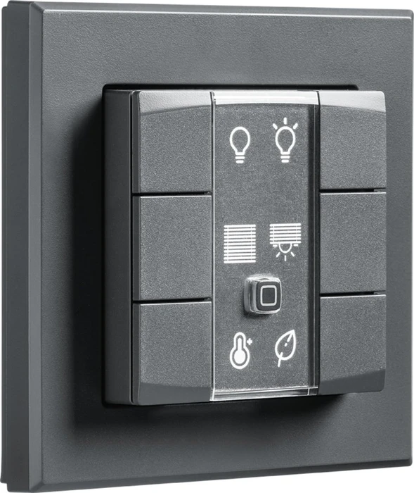 eQ-3 Homematic IP Wandtaster 6-fach anthrazit