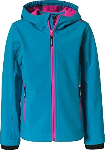 CMP Softshell Melange Fix Hood Funktionsjacke hawaian/purple fluo (Junior)