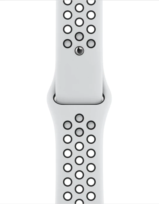 Apple Watch Nike SE (GPS + Cellular) 40mm silber mit Sportarmband platinum/schwarz