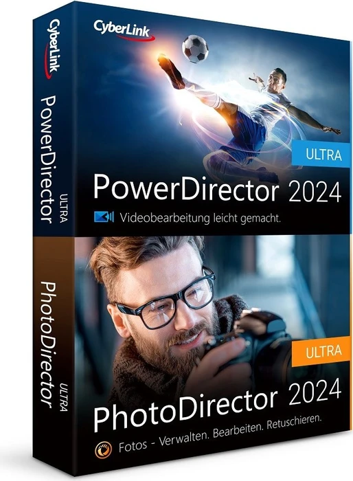CyberLink Power Director 2024 Ultra & Photo Director 2024 Ultra (deutsch) (PC)