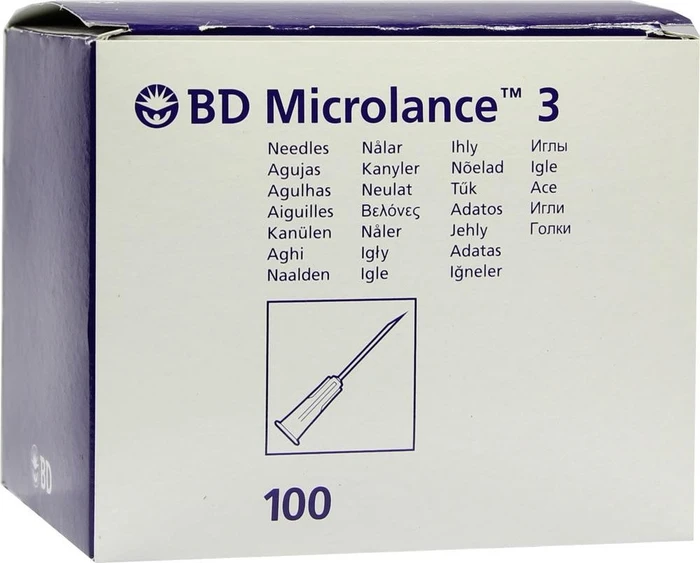 Becton Dickinson Microlance 3 Kanüle, 100 Stück
