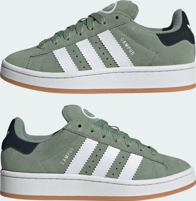adidas Campus 00s silver green/cloud white/gum (Junior)