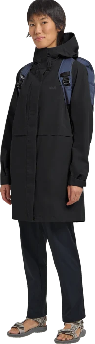 Jack Wolfskin Terraview 2L Funktionsmantel schwarz (Damen)