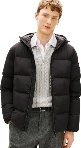 Tommy Hilfiger Puffer Down Hood Jacke schwarz (Herren)