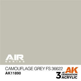 AK-Interactive 3rd Gen Acrylic Colors Air Series camouflage grey fs36622, 17ml