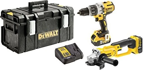 DeWalt DCK278P2 Kombopack Akku-Maschinenset inkl. ToughBox + 2 Akkus 5.0Ah
