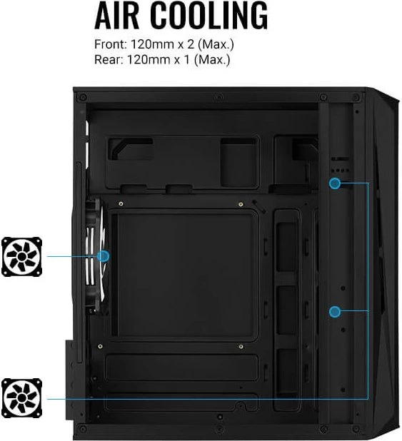 AeroCool CS-107, Acrylfenster