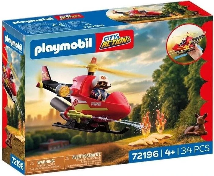 playmobil City Action Feuerwehr-Helikopter (72196)