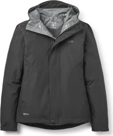 Rab Downpour Funktionsjacke schwarz (Damen)