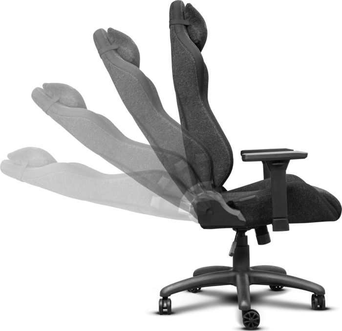 Trust Gaming GXT 723 Ruya Fabric Gamingstuhl, grau