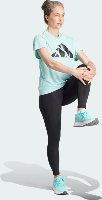 adidas Run It Brand Love T-Shirt kurzarm semi flash aqua (Damen)