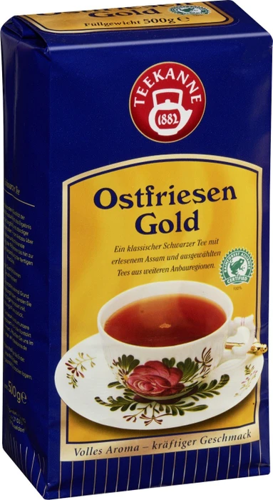 Teekanne Ostfriesen Gold Schwarztee, 500g