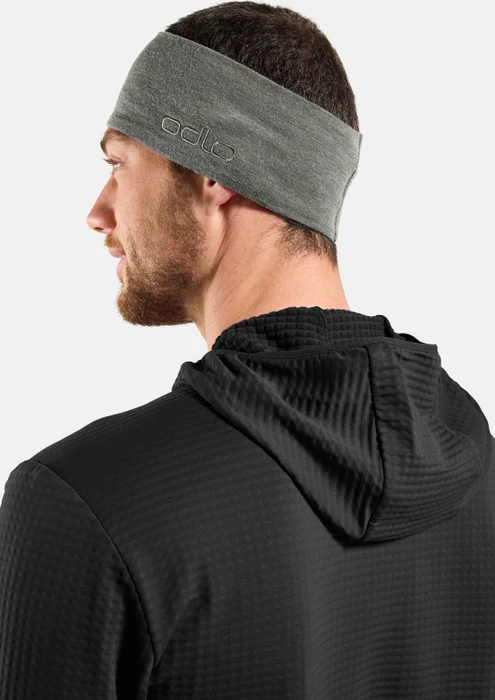 Odlo Revelstoke Performance Wool Stirnband shadow melange