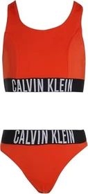 Calvin Klein Intense Power Bralette Bikini-Set flaming chili (Junior)