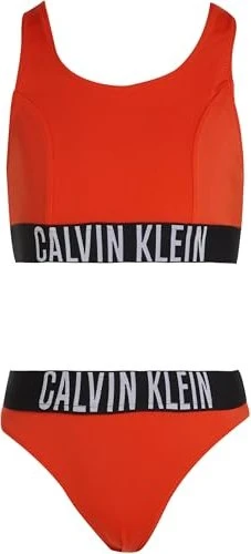 Calvin Klein Intense Power Bralette Bikini-Set flaming chili (Junior)