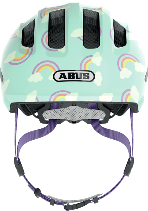 ABUS Smiley 3.0 LED Kinderhelm blue rainbow