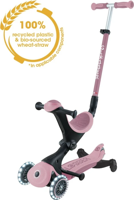 Globber Go Up Deluxe Lights Ecologic 360° Kickboard