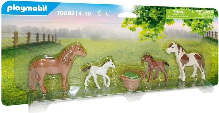 playmobil Country Ponys mit Fohlen