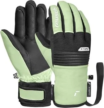 Reusch Benji R-Tex XT Skihandschuhe black/aqua foam (Junior)