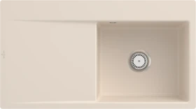 Villeroy & Boch Subway Style 50 flat Einbau Becken rechts ivory