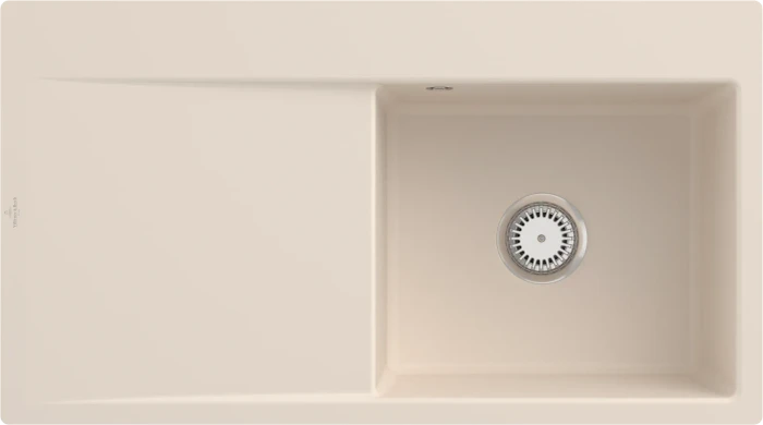 Villeroy & Boch Subway Style 50 flat Einbau Becken rechts ivory