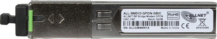 Allnet ISP Bridge Modem, GPON GBIC ONT SFP Module LAN-Transceiver, SC-Simplex, SFP