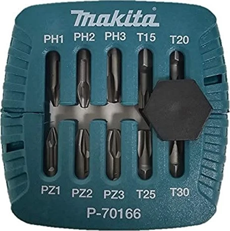 Makita Bitset inkl. Werkzeugbox, 10-tlg.