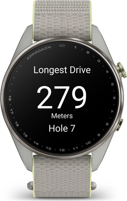 Garmin Approach S72 47mm silver-citron titanium/fog grey-citron