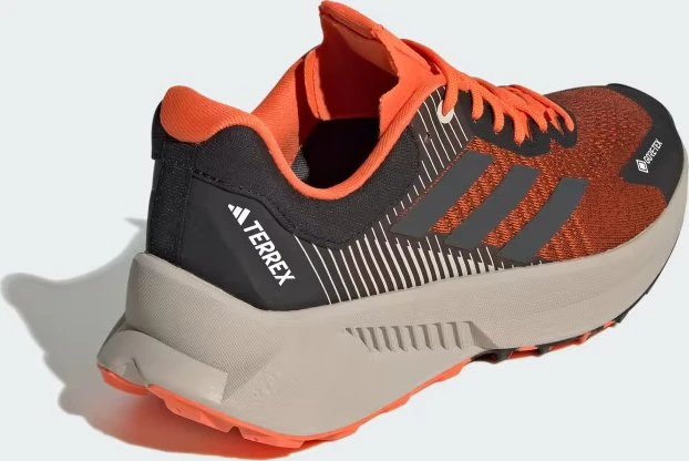 adidas Terrex Soulstride Flow GTX core black/grey six/semi impact orange (Damen)