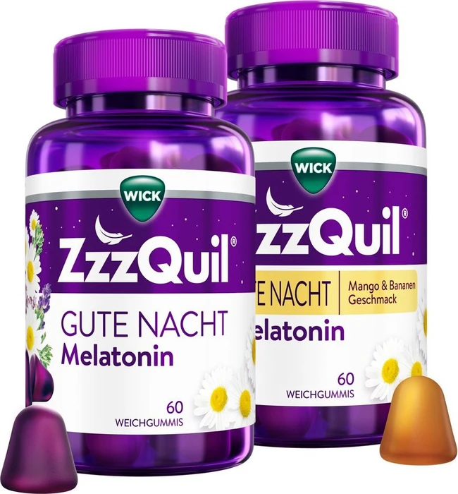 WICK ZzzQuil Gute Nacht mit Melatonin Gummies