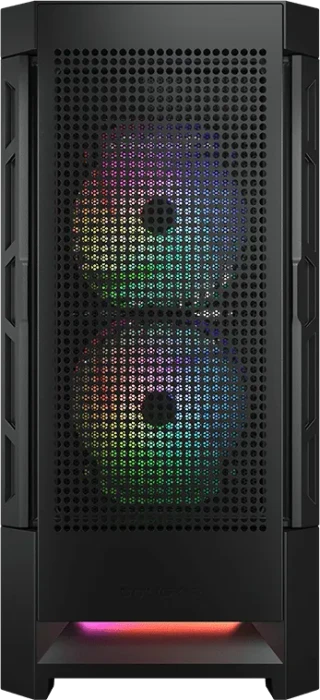 Cougar Duoface RGB, schwarz, Glasfenster