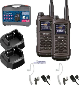 Albrecht Tectalk Duo Kofferset schwarz, 2er-Pack
