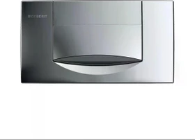 Geberit 200F Betätigungsplatte für Spül-Stopp-Spülung, glanzverchromt