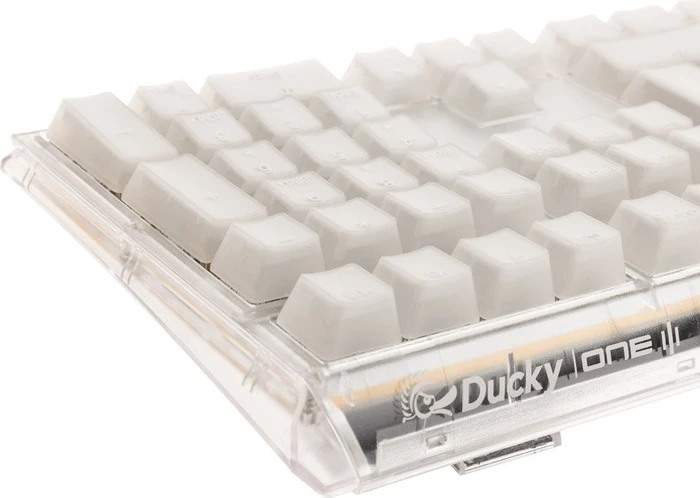 Ducky One 3, Aura White, LEDs RGB, MX SPEED RGB Silver, USB, DE