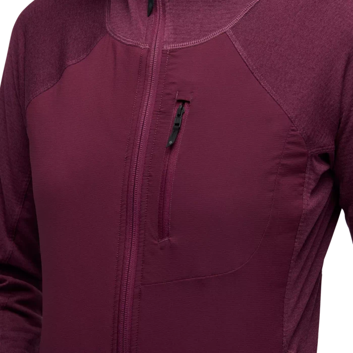 Black Diamond CoEfficient LT Hybrid Hoody Funktionsjacke blackberry (Damen)